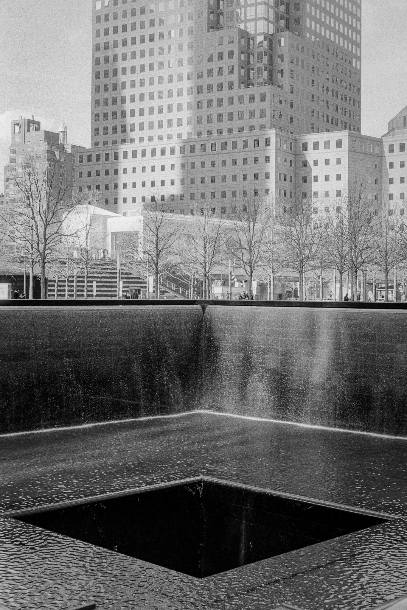 El Memorial del 11-S y los edificios del Bajo Manhattan